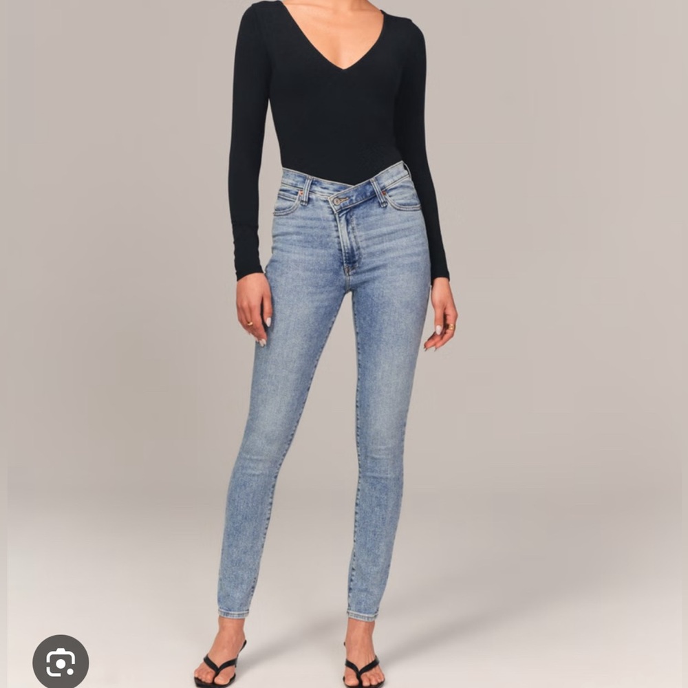 Abercrombie & Fitch Light Blue Skinny Jeans